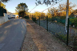 Construction d'un mur en agglo à bancher