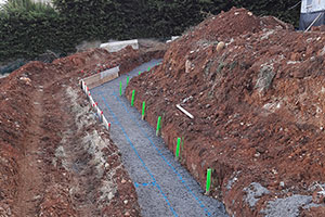 Construction Mur de soutènement à Saint Laurent du Var