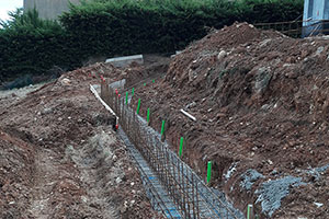 Construction Mur de soutènement à Saint Laurent du Var