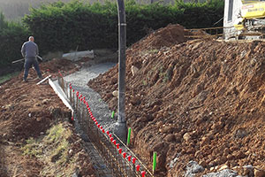 Construction Mur de soutènement à Saint Laurent du Var