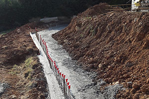 Construction Mur de soutènement à Saint Laurent du Var