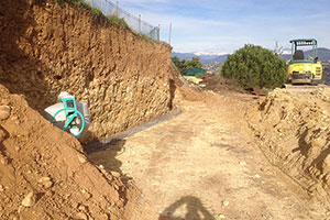 Construction d'un mur en agglo à bancher