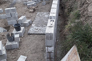 Création d'un Mur de soutènement à Pierrefeu