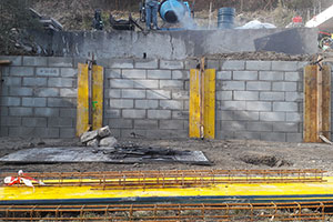 Création d'un Mur de soutènement à Pierrefeu